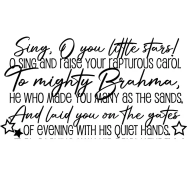 Brahma Quote wall stickers quotes - TenStickers