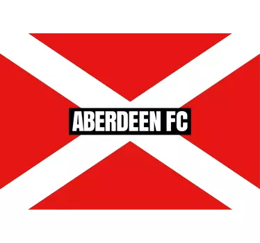 Aberdeen flag laptop decal - TenStickers