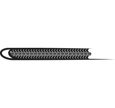 Side stripes car decal stickers - TenStickers