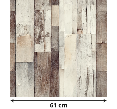 Light aged wood furniture sticker - TenStickers