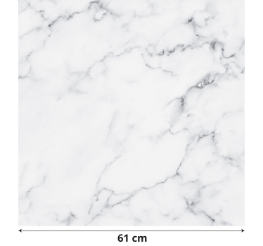 White Marble Furniture Sticker - TenStickers