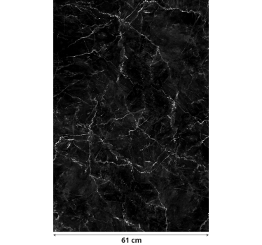 Black Marble Furniture Sticker - TenStickers