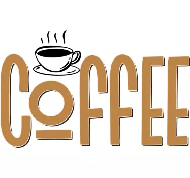 Vintage Coffee appliance sticker - TenStickers