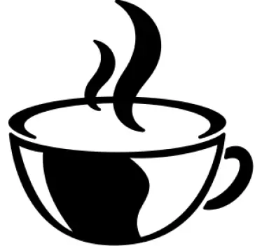 Coffee cups backsplash sticker - TenStickers
