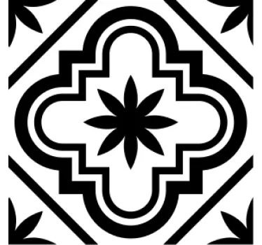 Monocolor Hydraulic Vinyl Tile Sticker - TenStickers