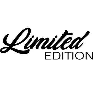 Limited edition vinyl car sticker - TenStickers