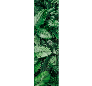 Palm leaves sticker refrigerator - TenStickers