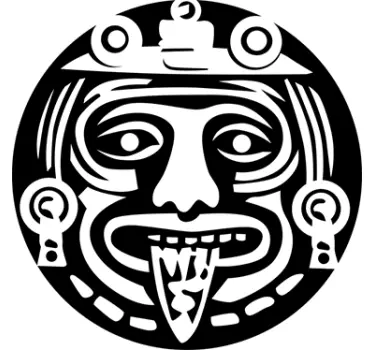 Aztec symbol wall decal - TenStickers