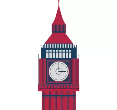 Big Ben Tower Sticker - TenStickers