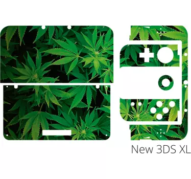 Cannabis Plant Nintendo Sticker - TenStickers