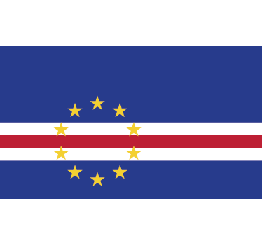Cap Verde Banner flag sticker - TenStickers