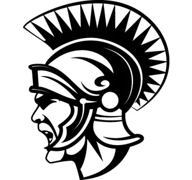 Centurion Profile Sticker - TenStickers