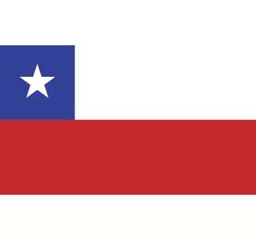 Chilean National Emblem flag sticker - TenStickers