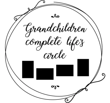Circle of Life Customisable Wall Sticker - TenStickers