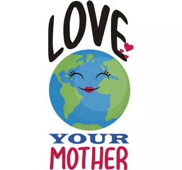 Climate Change Earth Kids Sticker - TenStickers