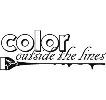 Colour Outside The Lines Decorative Sticker - TenStickers