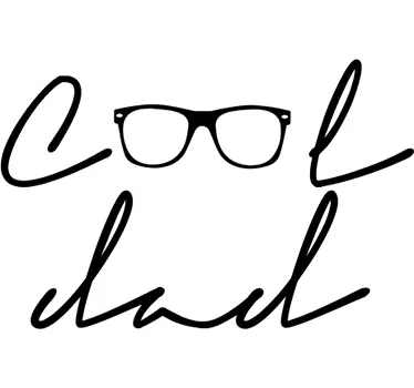 Cool Dad Wall Sticker - TenStickers