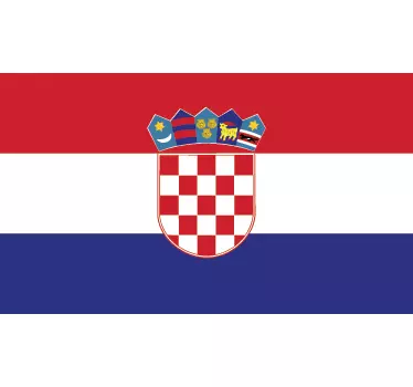 Croatia Flag Sticker - TenStickers