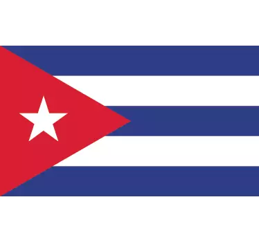 Cuba Flag Sticker - TenStickers