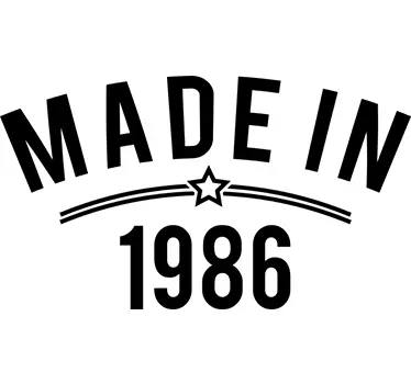 Customisable Made In ... Sticker - TenStickers