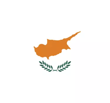 Cyprus Flag Sticker - TenStickers