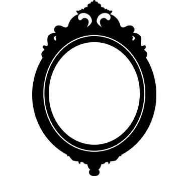 Decorative Vintage Mirror Wall Sticker - TenStickers