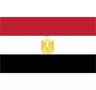 Egypt Flag Sticker - TenStickers