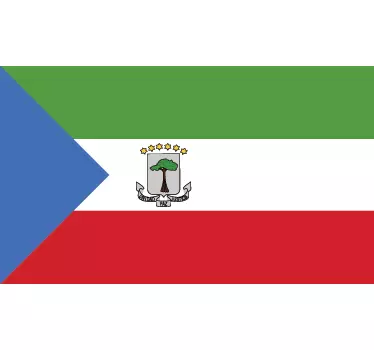 Equatorial Guinea Flag Sticker - TenStickers