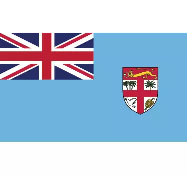 Fiji Flag Sticker - TenStickers
