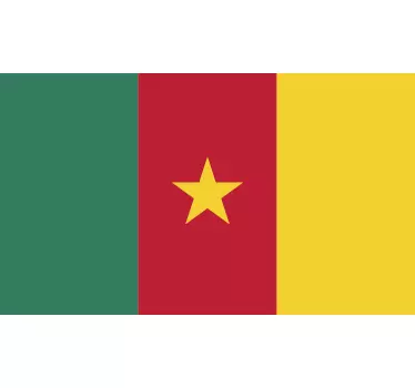 Flag of Cameroon Wall Sticker - TenStickers