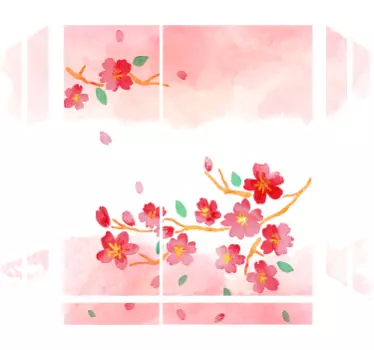 Floral PS4 Skin Sticker - TenStickers