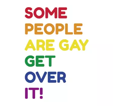 Gay Pride Home Wall Sticker - TenStickers