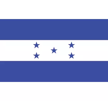 Honduras Flag Sticker - TenStickers