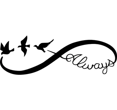Infinity Love Sticker - TenStickers