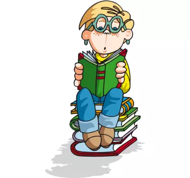 Intelligent Geek Kids Sticker - TenStickers