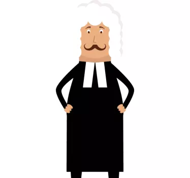 Judge Wall Sticker - TenStickers