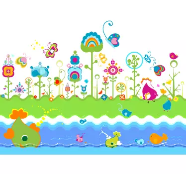 Kids Fantasy World Mural - TenStickers