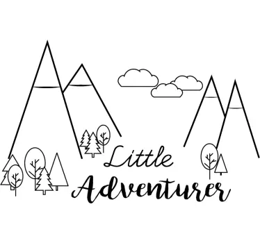 Little Adventurer Wall Sticker - TenStickers