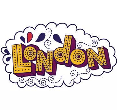 London Comic Decal - TenStickers