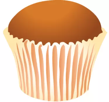 Magdalena Cupcake Decal - TenStickers