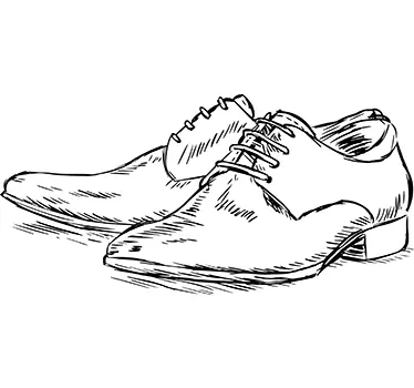 Men's Shoes Sticker - TenStickers