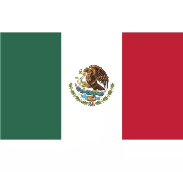 Mexico Flag Sticker - TenStickers