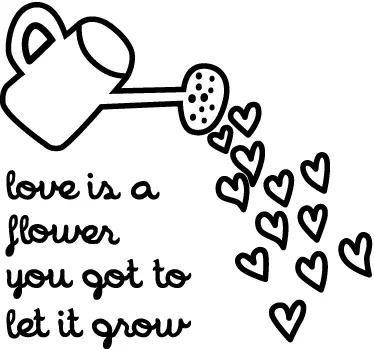 Mind Games Lyrics Sticker - TenStickers