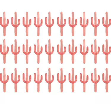 Nature wall sticker cactus design - TenStickers