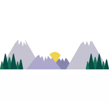 Outdoor Nature Landscape Wall Sticker - TenStickers