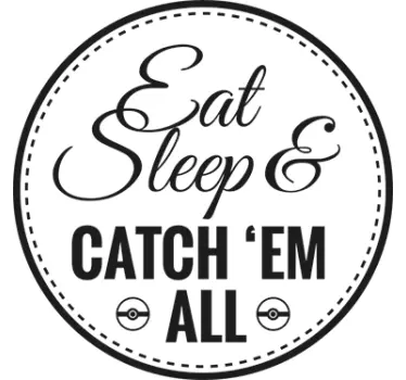 Pokemon Catch em' All Sticker - TenStickers
