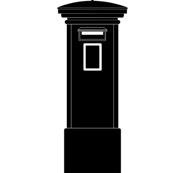 Classic Post Box Living Room Wall Sticker - TenStickers