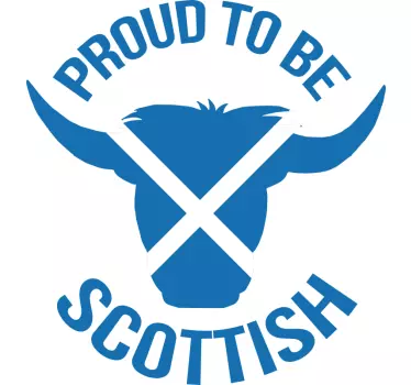 Proud to be Scottish Wall Sticker - TenStickers