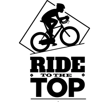 Ride To The Top Wall Sticker - TenStickers