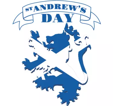 St. Andrew's Day Wall Sticker - TenStickers